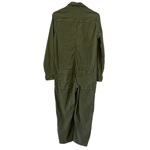 Frank and Eileen Jumpsuit NORTHERN IRELAND Green Army Playsuit Romper Size XS - Picture 5 of 7
